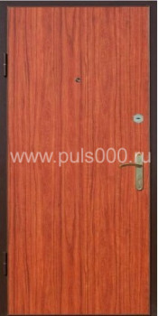 Металлическая дверь МДФ с ламинатом MDF-614