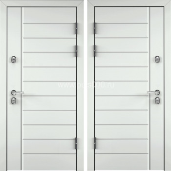Входная квартирная белая дверь в цвете, цена 13 150  руб.